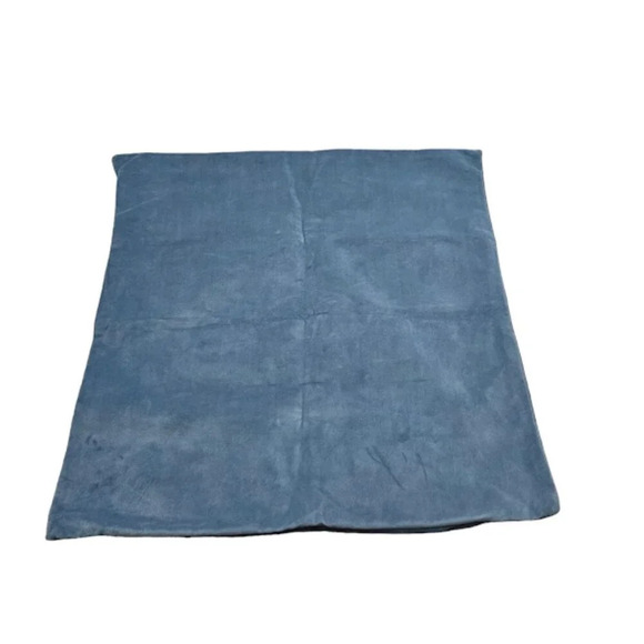 Blue Velvet 25" x 25" Square Invisible Zipper Double Sided Pillow Cover - Picture 2 of 4